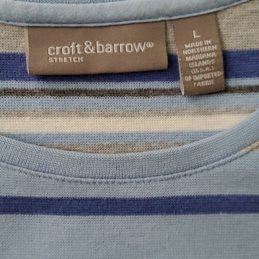 🔷️🔹️COTTON STRIPE L/S TOP - Picture 3 of 4